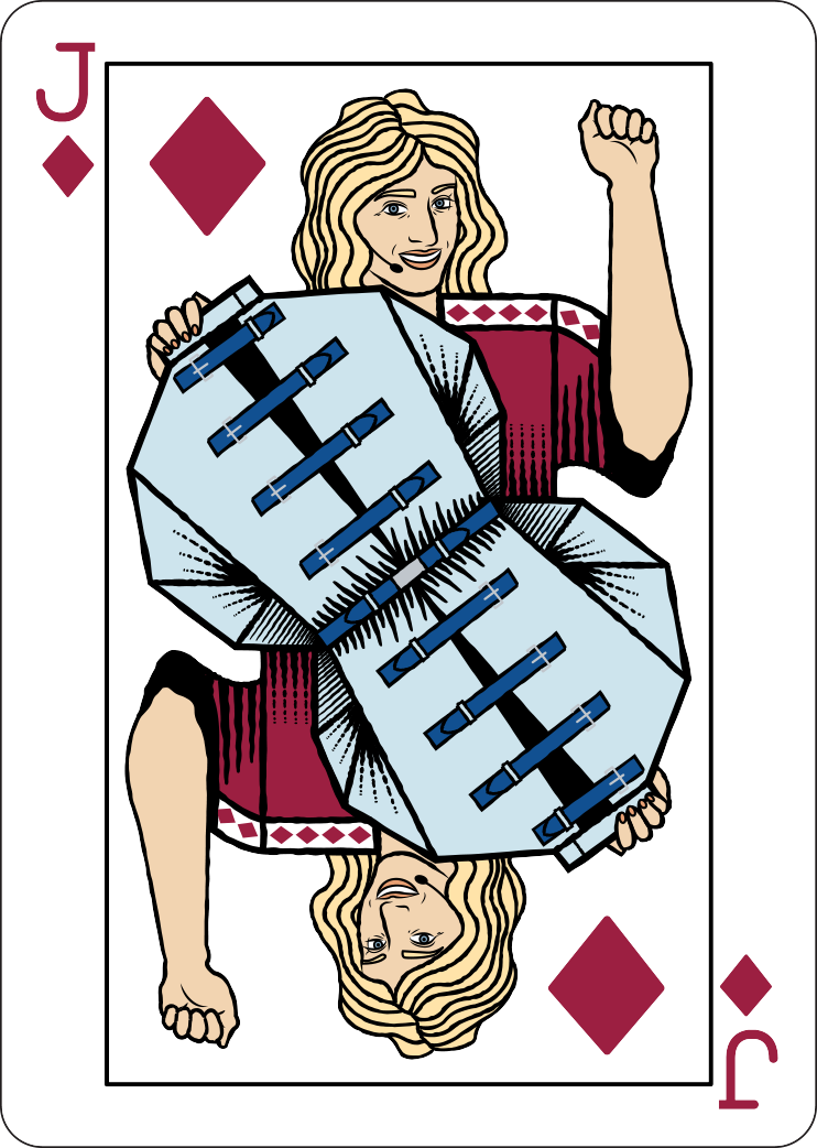 Jack of Diamonds also known as the Escape Queen